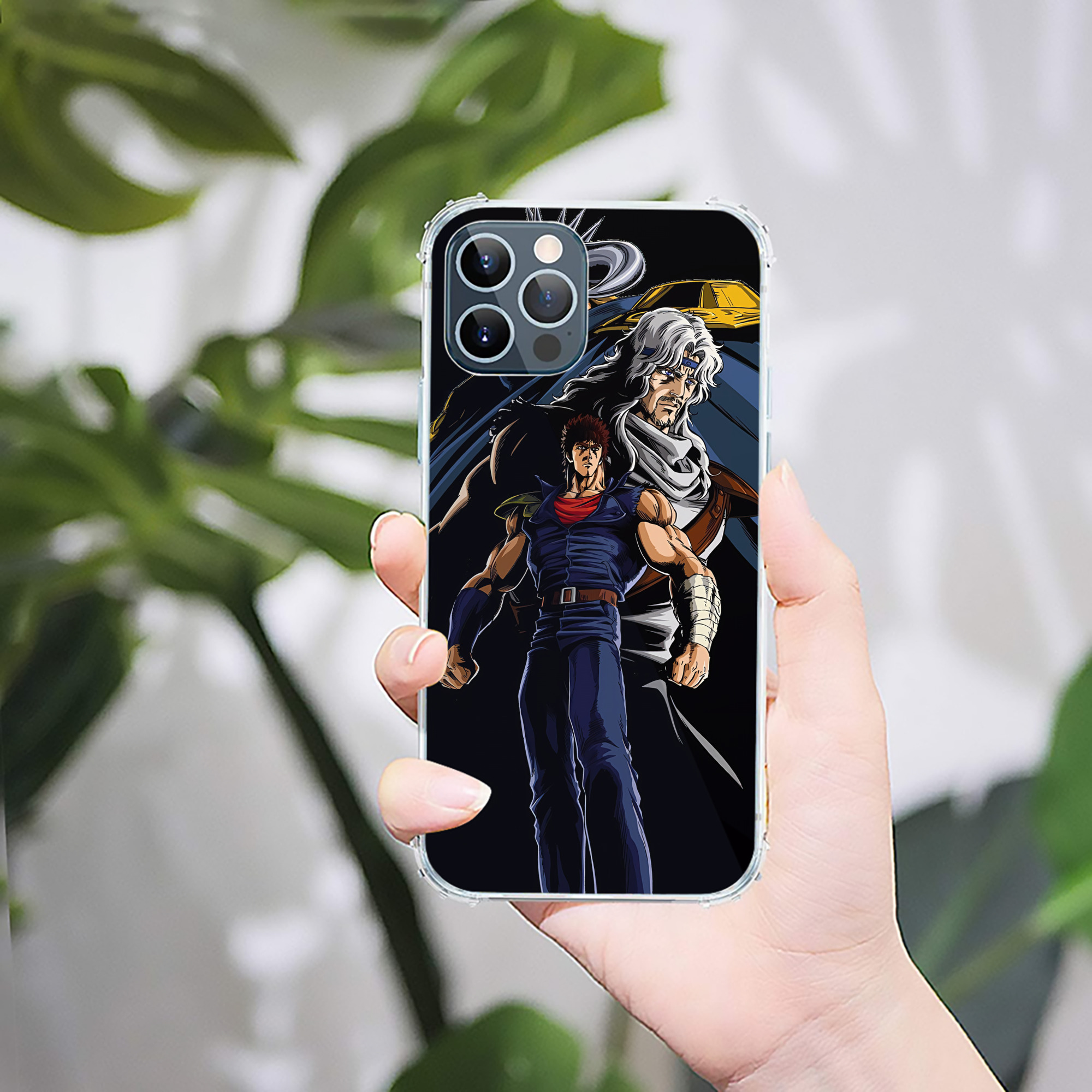 （画像用） 北斗の拳 Fist of the North Star 【iPhone 12シリーズ対応】透明スマホケース（クリアソフトケース）